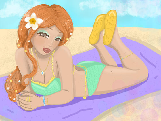 CB Girl - Gia Summer Art